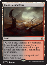 Bloodstained Mire (Khans of Tarkir) Light Play