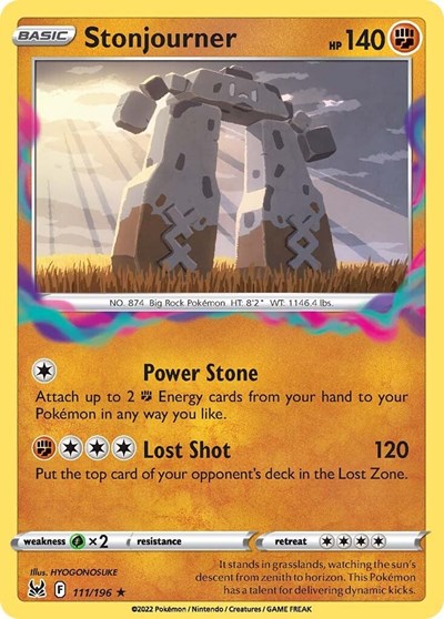 Stonjourner (SWSH11: Lost Origin) Light Play Reverse Holofoil