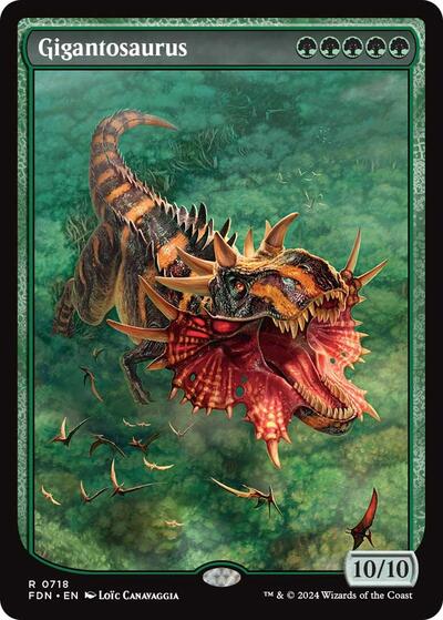 Gigantosaurus (Full Art) (Foundations) Light Play Foil