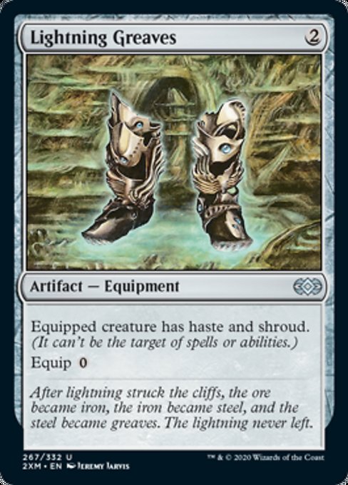 Lightning Greaves (Double Masters) Light Play Foil