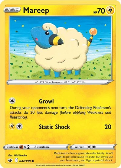 Mareep (SWSH06: Chilling Reign) Light Play