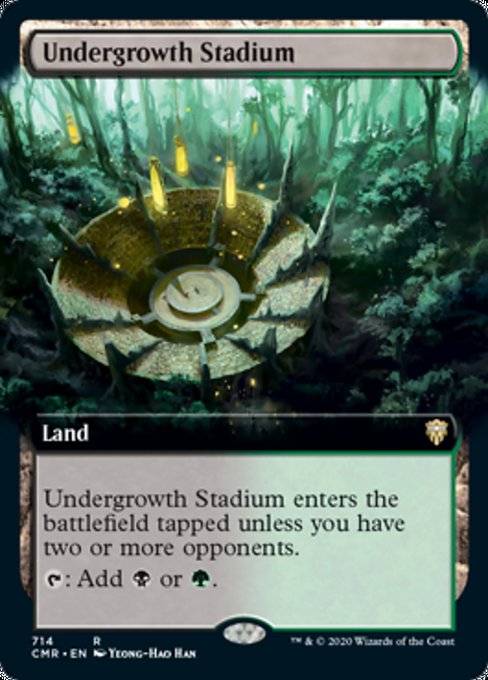 Undergrowth Stadium (Extended Art) (Commander Legends) Light Play Foil