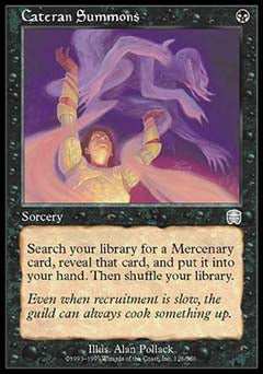 Cateran Summons (Mercadian Masques) Light Play