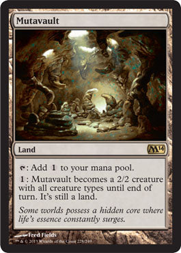 Mutavault (Magic 2014 Core Set) Light Play