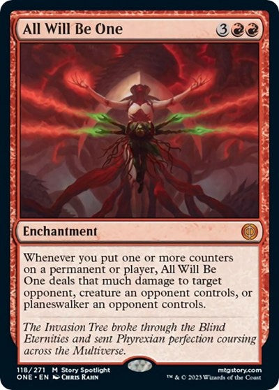 All Will Be One (Phyrexia: All Will Be One) Light Play Foil