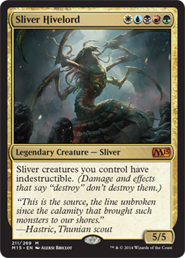 Sliver Hivelord (Magic 2015 Core Set) Light Play