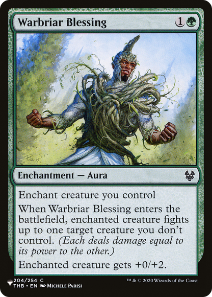 Warbriar Blessing [The List Reprints]