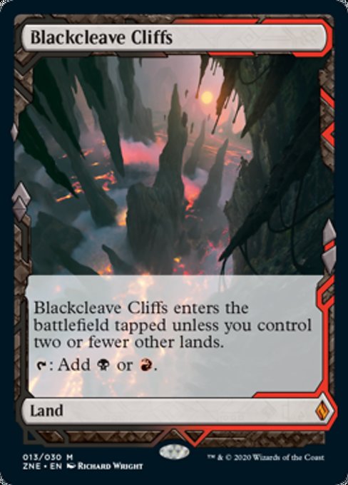 Blackcleave Cliffs (Zendikar Rising Expeditions) Light Play Foil