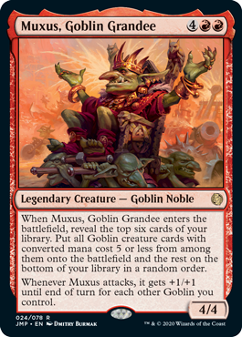 Muxus, Goblin Grandee (Jumpstart) Light Play