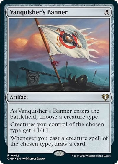 Vanquisher's Banner (Commander Masters) Light Play