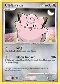 Clefairy (Diamond and Pearl) Medium Play Reverse Holofoil