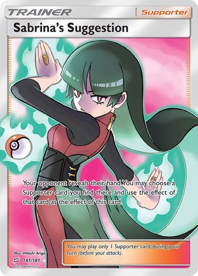 Sabrina's Suggestion (Full Art) (SM - Team Up) Light Play Holofoil