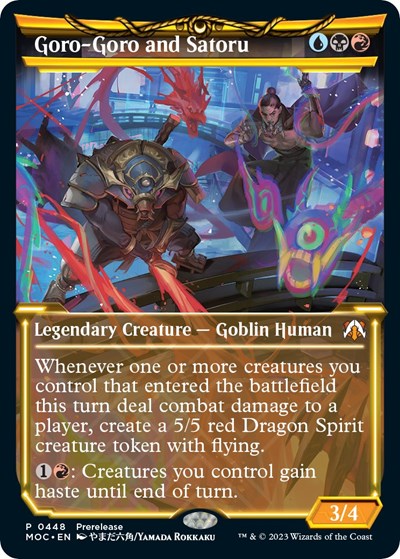 Goro-Goro and Satoru (Showcase) (Promos: Prerelease Cards) Light Play