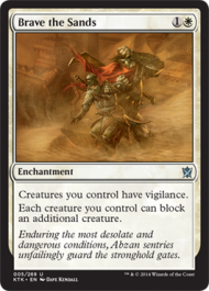 Brave the Sands (Khans of Tarkir) Light Play