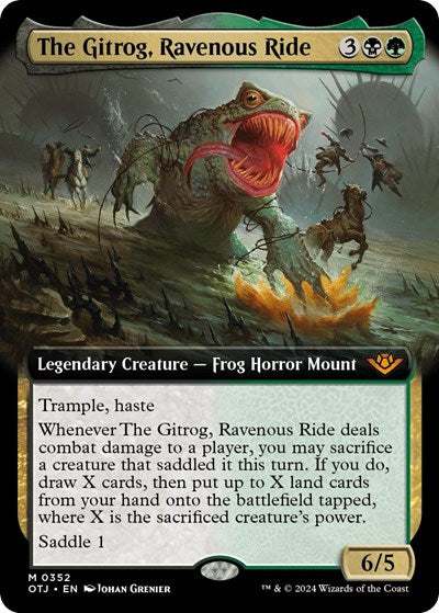 The Gitrog, Ravenous Ride (Extended Art) (Outlaws of Thunder Junction) Light Play