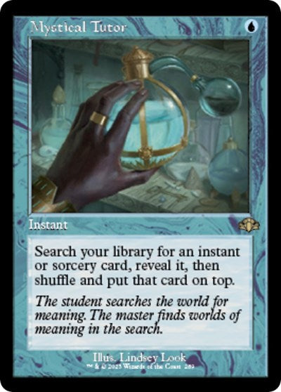 Mystical Tutor (Retro Frame) (Dominaria Remastered) Light Play