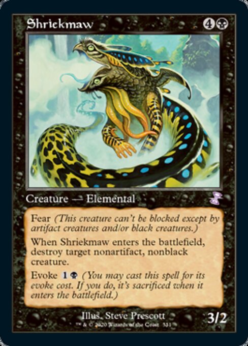 Shriekmaw (Time Spiral Remastered) Light Play Foil