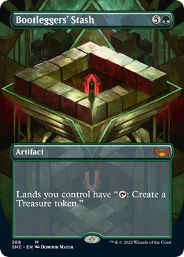 Bootleggers' Stash (Borderless) (Streets of New Capenna) Light Play Foil