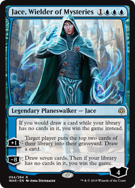 Jace, Wielder of Mysteries (War of the Spark) Light Play