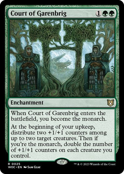 Court of Garenbrig (Commander: Wilds of Eldraine) Light Play