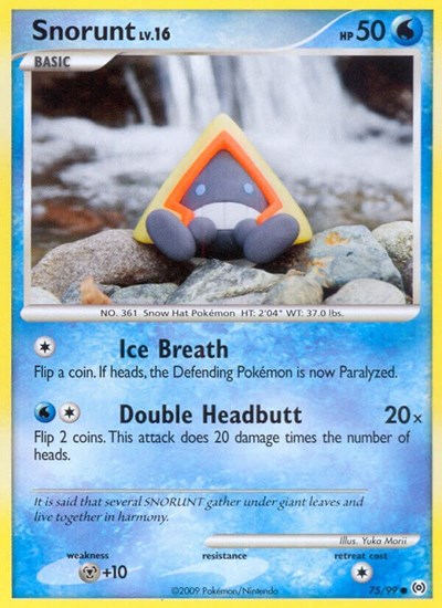 Snorunt (Arceus) Light Play