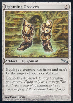 Lightning Greaves (Mirrodin) Light Play