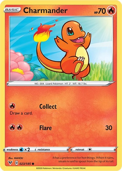 Charmander (SWSH04: Vivid Voltage) Light Play