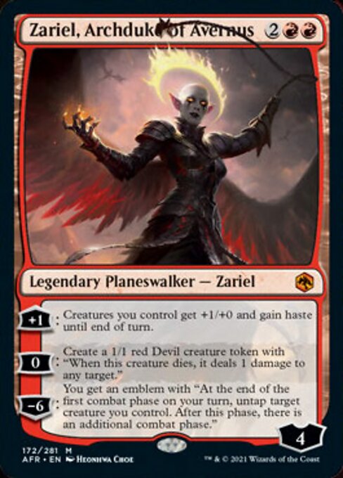 Zariel, Archduke of Avernus (Adventures in the Forgotten Realms) Light Play