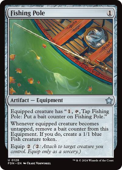 Fishing Pole (Foundations) Near Mint Foil