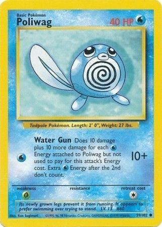 Poliwag (Base Set) Light Play