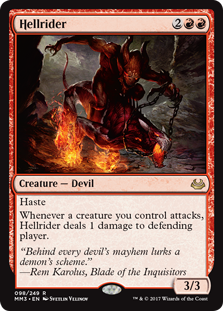 Hellrider (Modern Masters 2017) Light Play Foil