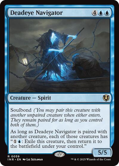 Deadeye Navigator (Innistrad Remastered) Light Play