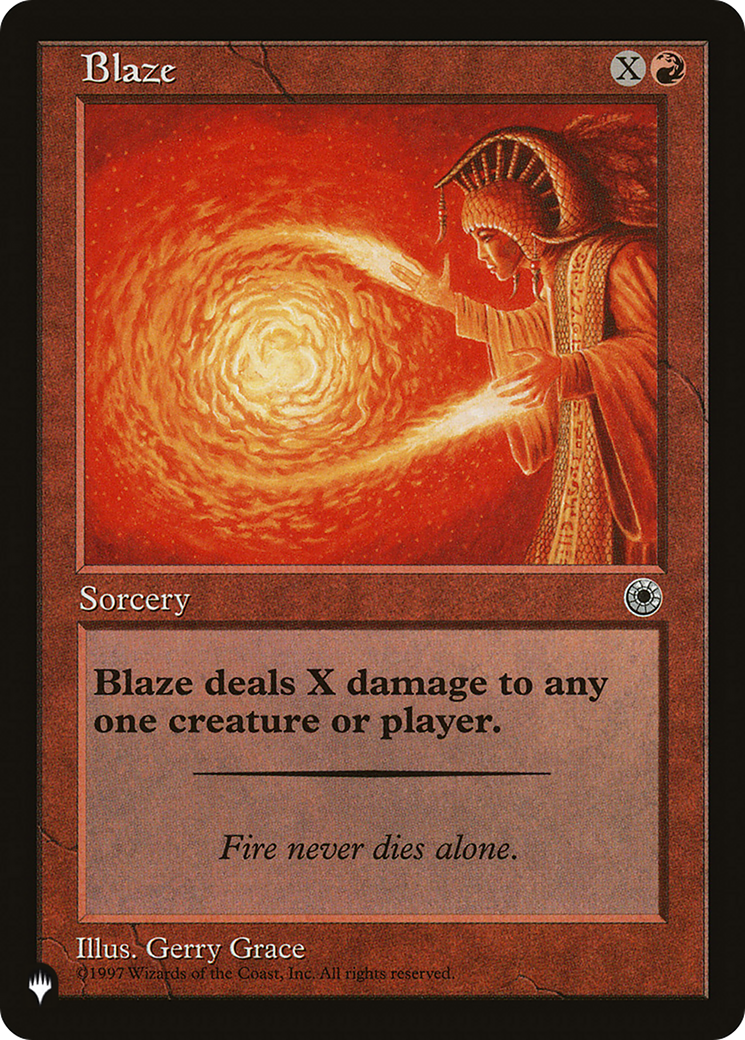 Blaze [The List Reprints]