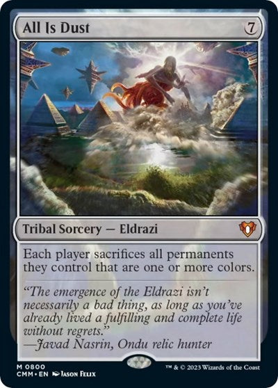 All Is Dust (Commander Masters) Light Play