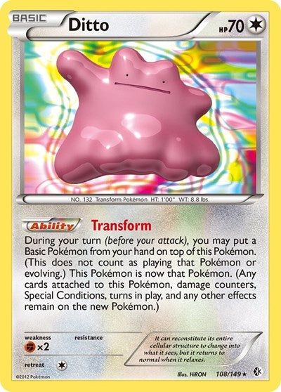 Ditto (Boundaries Crossed) Medium Play Holofoil