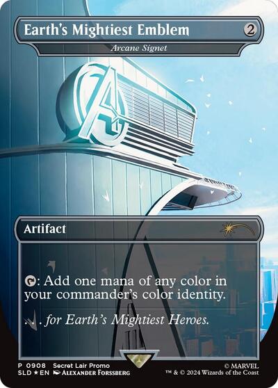 Earth's Mightiest Emblem - Arcane Signet (Secret Lair) Near Mint Foil