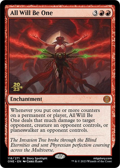 All Will Be One (Promos: Prerelease Cards) Light Play Foil