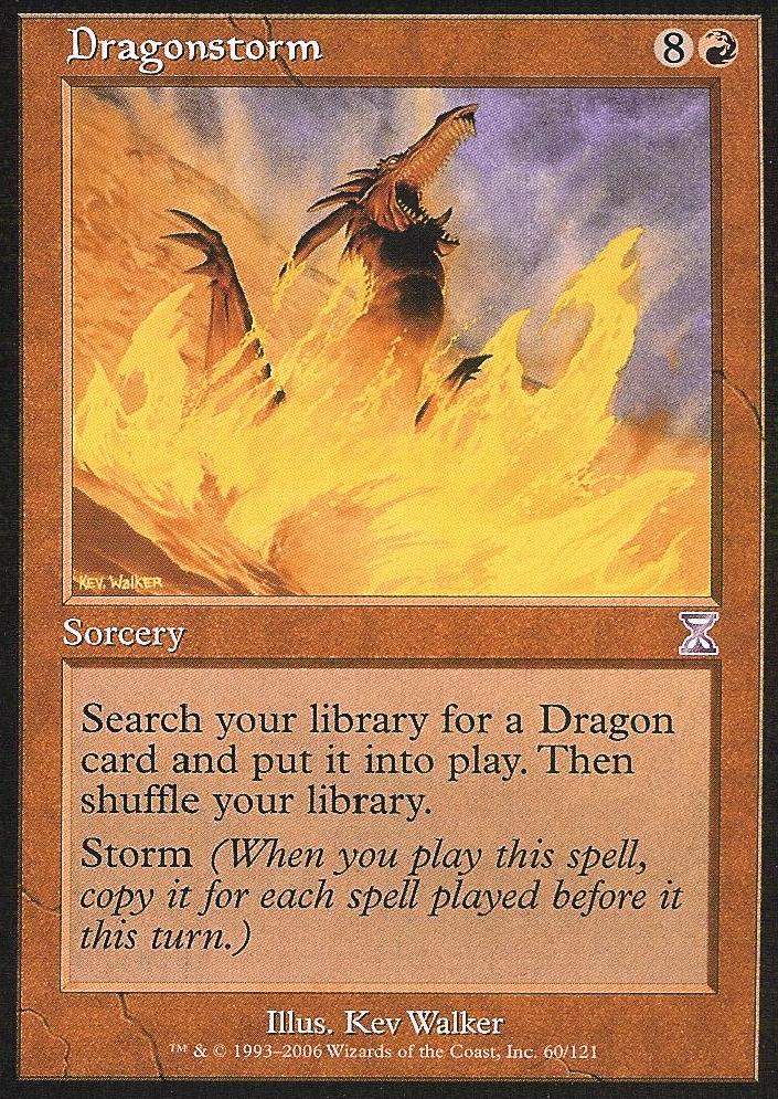 Dragonstorm (Time Spiral Time Shifted) Light Play Foil