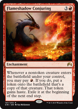 Flameshadow Conjuring (Magic Origins) Light Play Foil