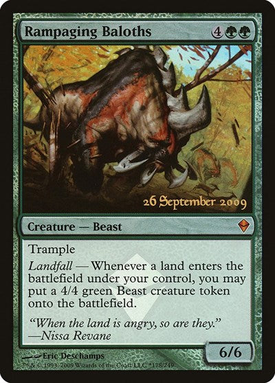 Rampaging Baloths (Promos: Prerelease Cards) Light Play Foil