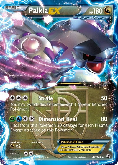 Palkia EX (Team Plasma) (Plasma Blast) Light Play Holofoil