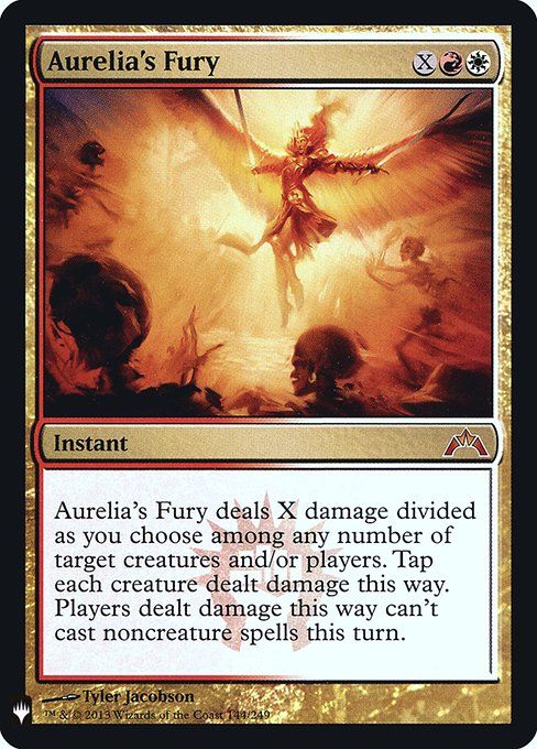 Aurelia's Fury (Mystery Booster Retail Edition Foils) Light Play Foil