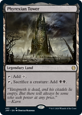 Phyrexian Tower (Jumpstart) Light Play