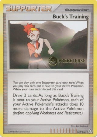 Buck's Training - 130/146 (Prerelease Promo) (Legends Awakened) Medium Play