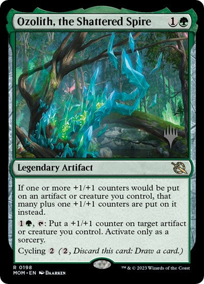 Ozolith, the Shattered Spire (Promo Pack: March of the Machine) Light Play Foil