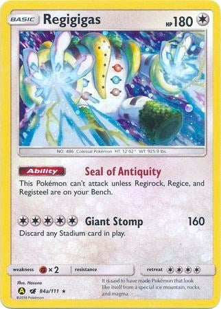 Regigigas - 84a (Alternate Art Promos) Light Play Holofoil