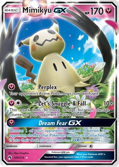 Mimikyu GX (SM - Lost Thunder) Light Play Holofoil