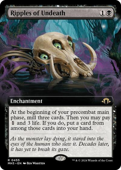 Ripples of Undeath (Extended Art) (Modern Horizons 3) Light Play