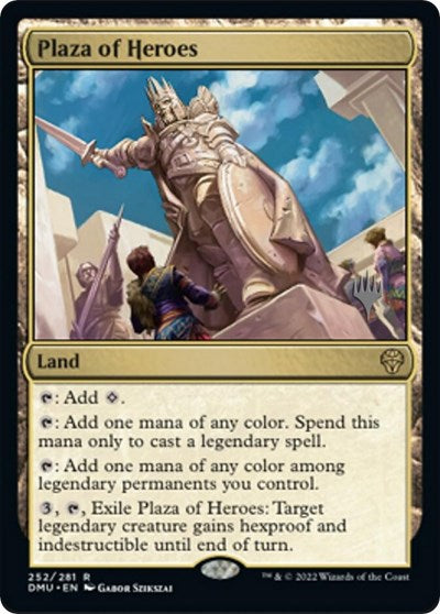 Plaza of Heroes (Promo Pack: Dominaria United) Light Play