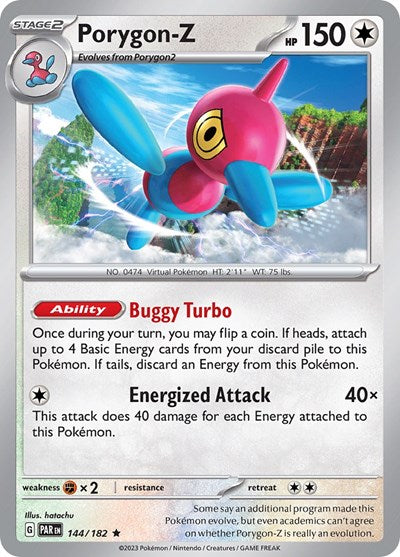 Porygon-Z (Scarlet and Violet: Paradox Rift) Light Play Holofoil